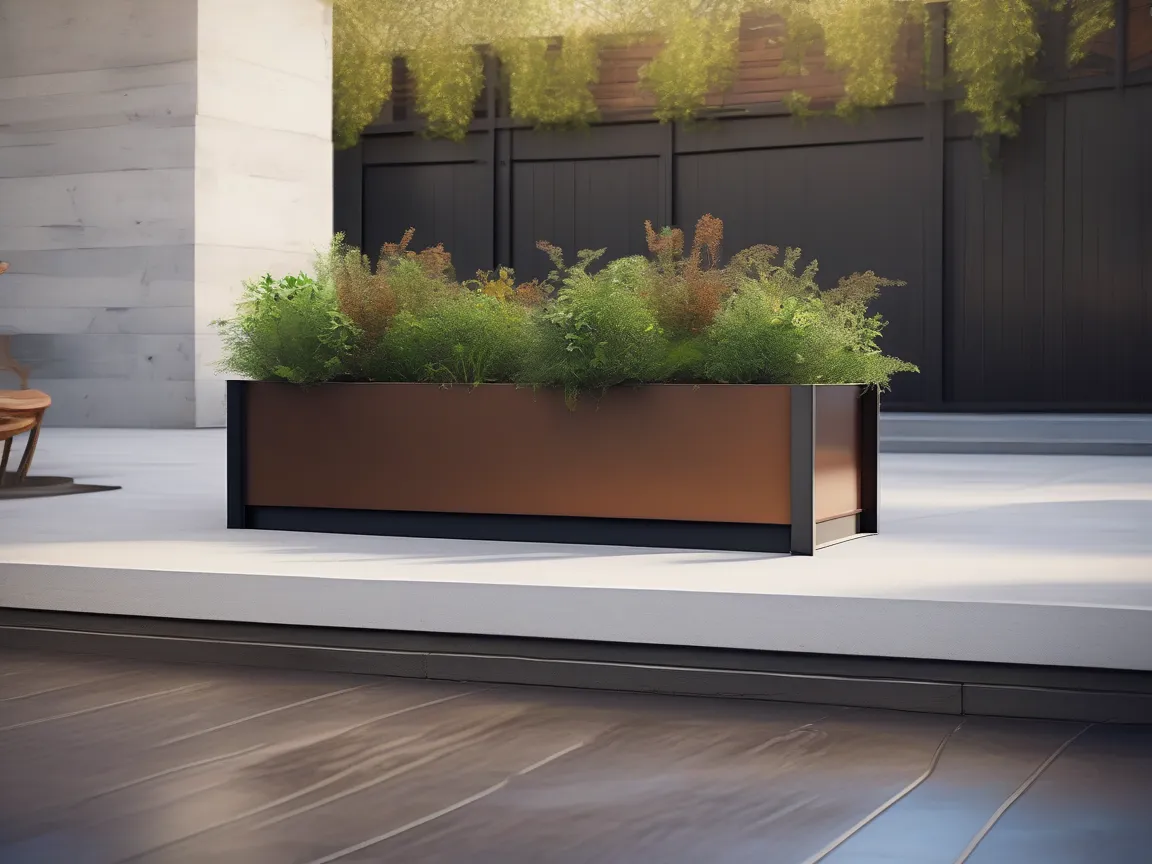 Steel planter box — one of the planter projects in the library