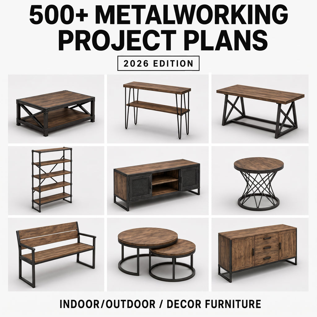 The MasteryForge Metal Library — 500+ Metalworking Project Plans (2026 Edition)